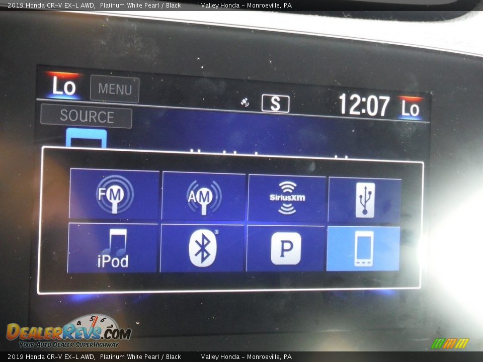 2019 Honda CR-V EX-L AWD Platinum White Pearl / Black Photo #18