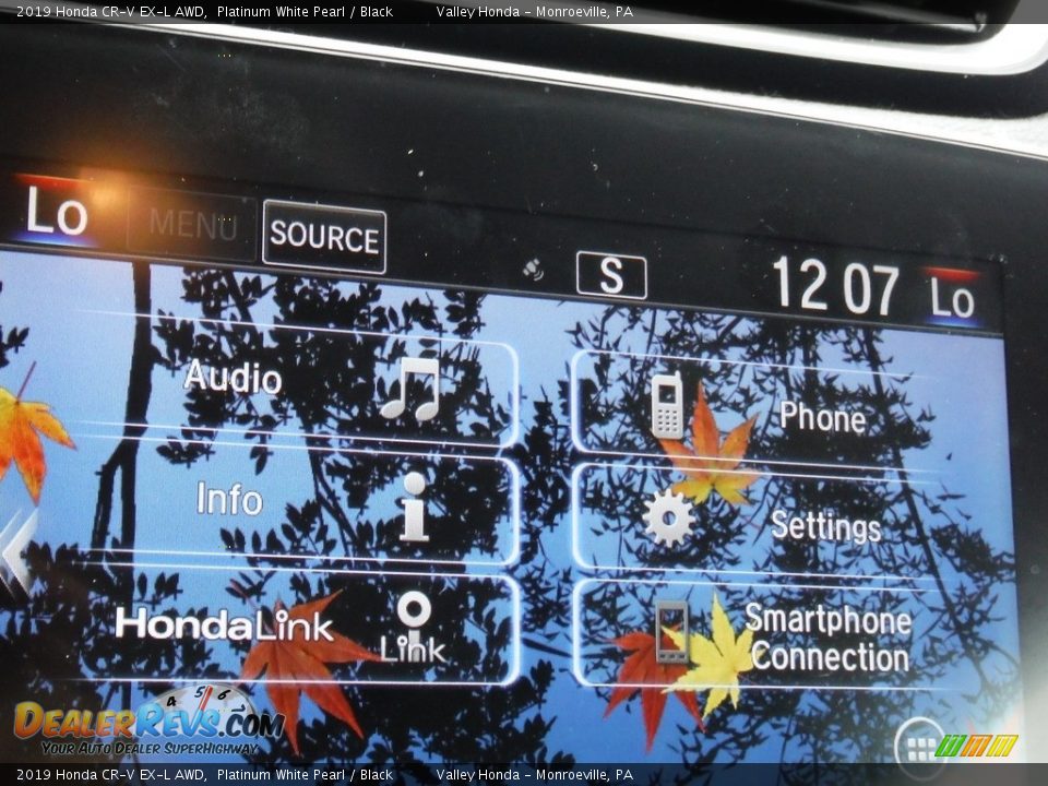 2019 Honda CR-V EX-L AWD Platinum White Pearl / Black Photo #19