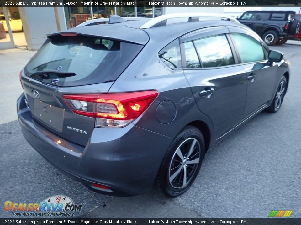 2022 Subaru Impreza Premium 5-Door Magnetite Gray Metallic / Black Photo #2
