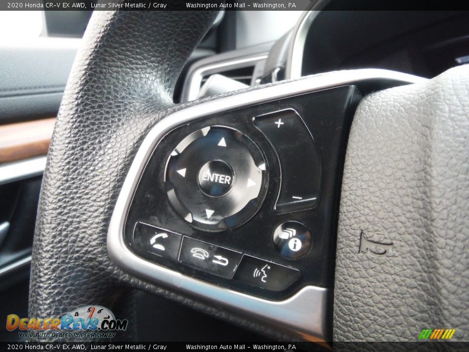 2020 Honda CR-V EX AWD Lunar Silver Metallic / Gray Photo #26