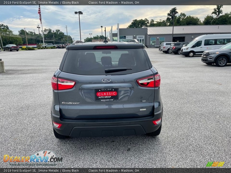 2019 Ford EcoSport SE Smoke Metallic / Ebony Black Photo #6