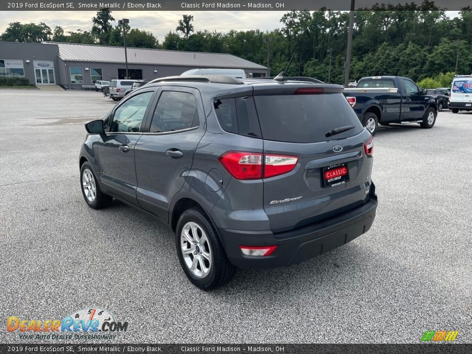 2019 Ford EcoSport SE Smoke Metallic / Ebony Black Photo #7