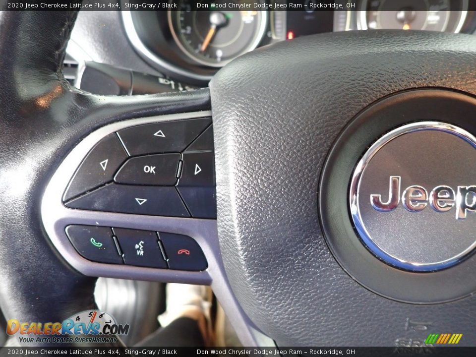 2020 Jeep Cherokee Latitude Plus 4x4 Sting-Gray / Black Photo #18