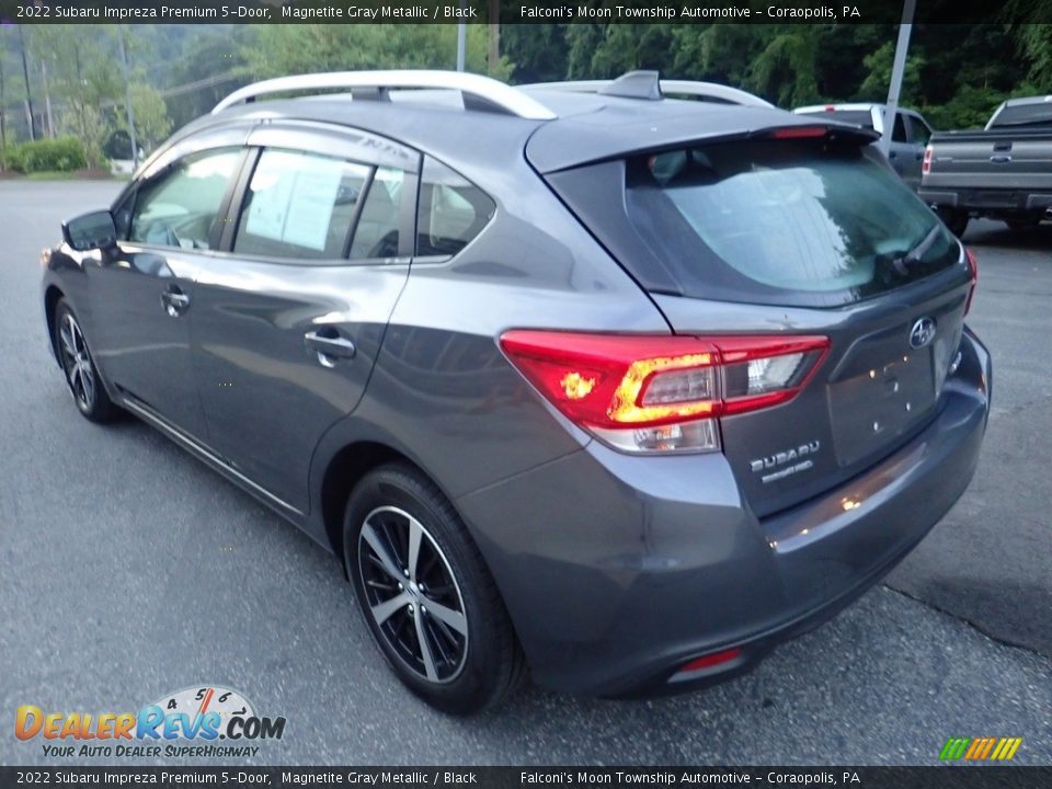 2022 Subaru Impreza Premium 5-Door Magnetite Gray Metallic / Black Photo #5