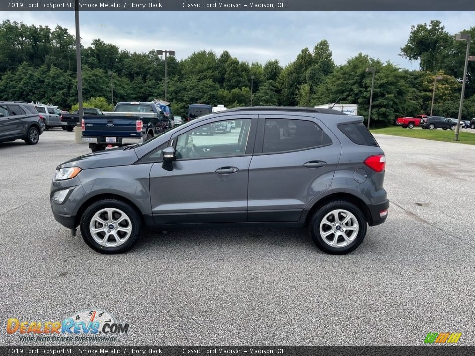 2019 Ford EcoSport SE Smoke Metallic / Ebony Black Photo #8