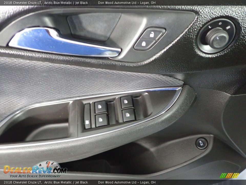 2018 Chevrolet Cruze LT Arctic Blue Metallic / Jet Black Photo #13