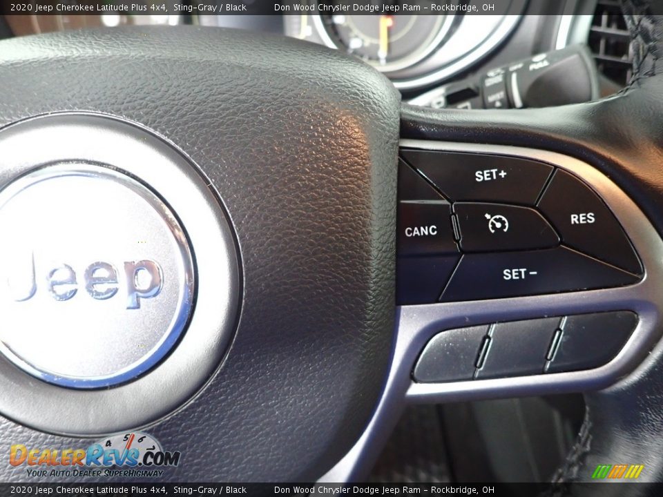 2020 Jeep Cherokee Latitude Plus 4x4 Sting-Gray / Black Photo #19