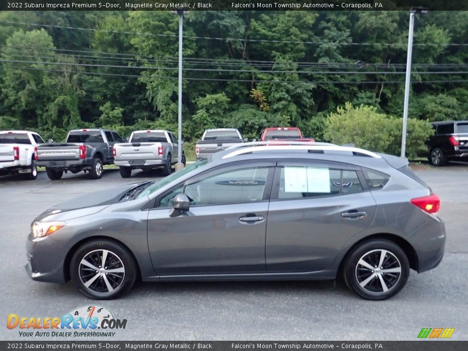 2022 Subaru Impreza Premium 5-Door Magnetite Gray Metallic / Black Photo #6