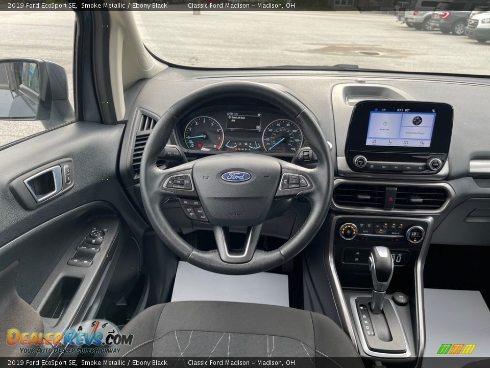 2019 Ford EcoSport SE Smoke Metallic / Ebony Black Photo #9