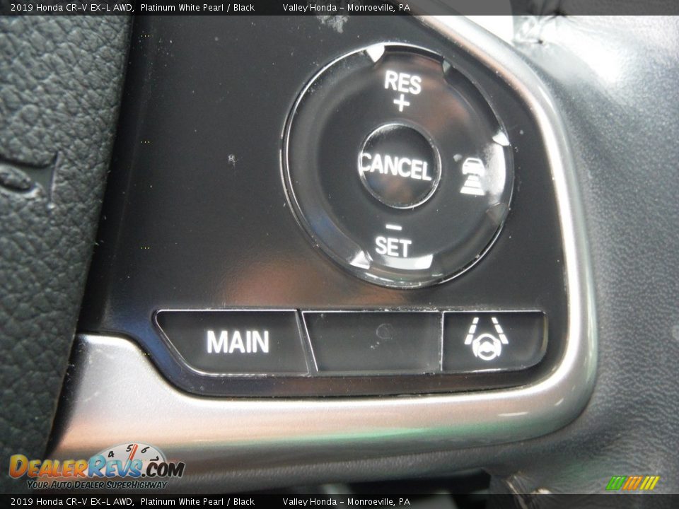 2019 Honda CR-V EX-L AWD Platinum White Pearl / Black Photo #25