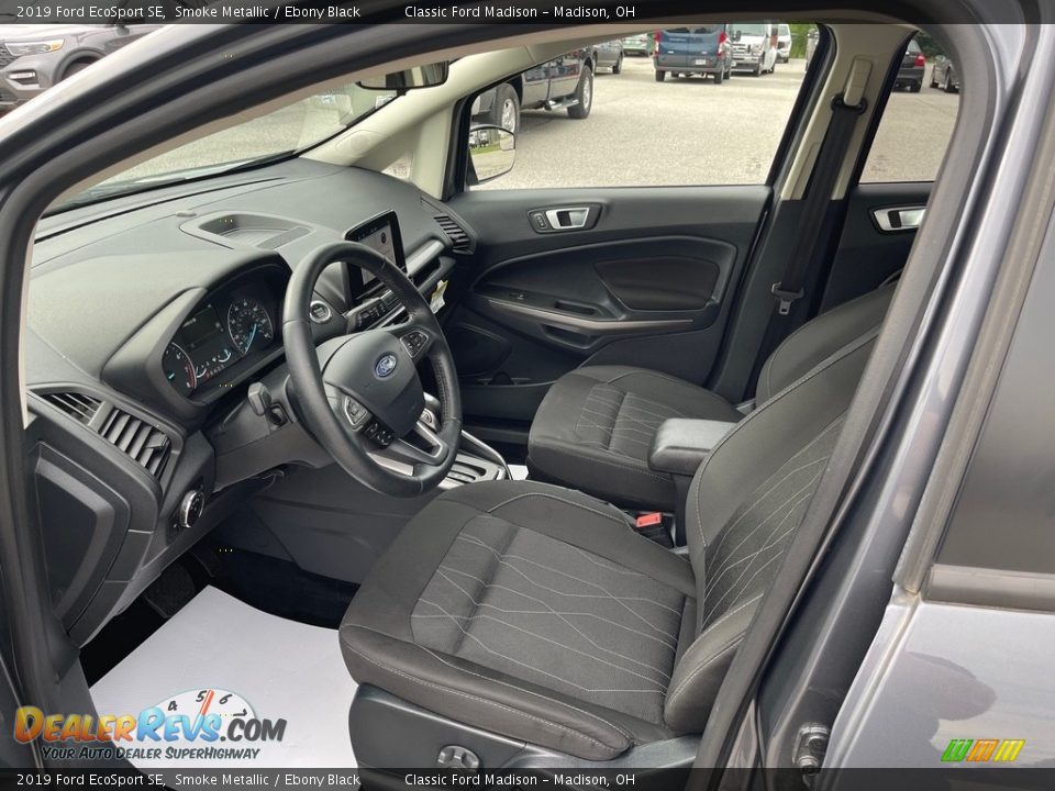2019 Ford EcoSport SE Smoke Metallic / Ebony Black Photo #11