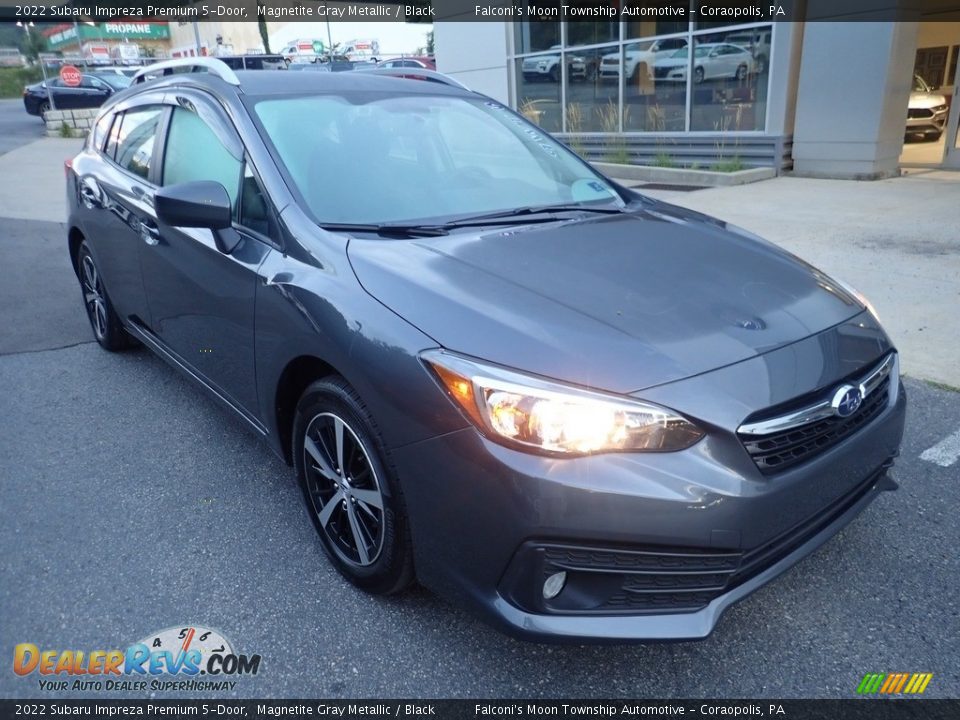 2022 Subaru Impreza Premium 5-Door Magnetite Gray Metallic / Black Photo #9