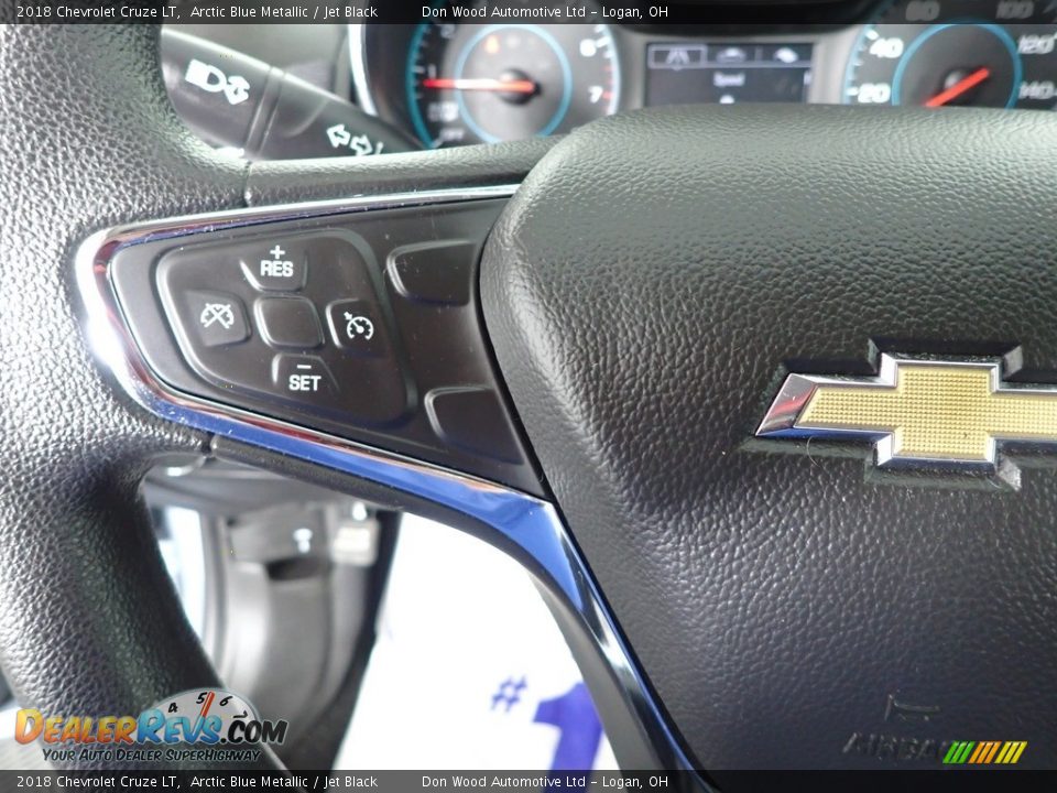 2018 Chevrolet Cruze LT Arctic Blue Metallic / Jet Black Photo #17
