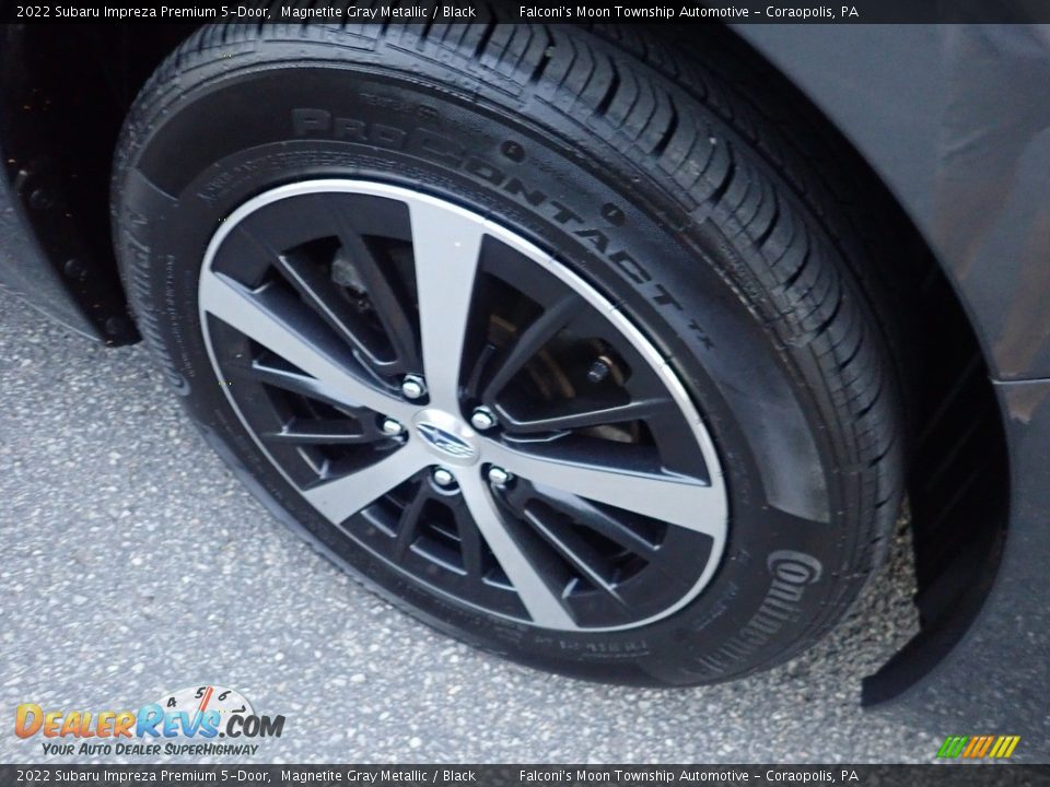 2022 Subaru Impreza Premium 5-Door Magnetite Gray Metallic / Black Photo #10
