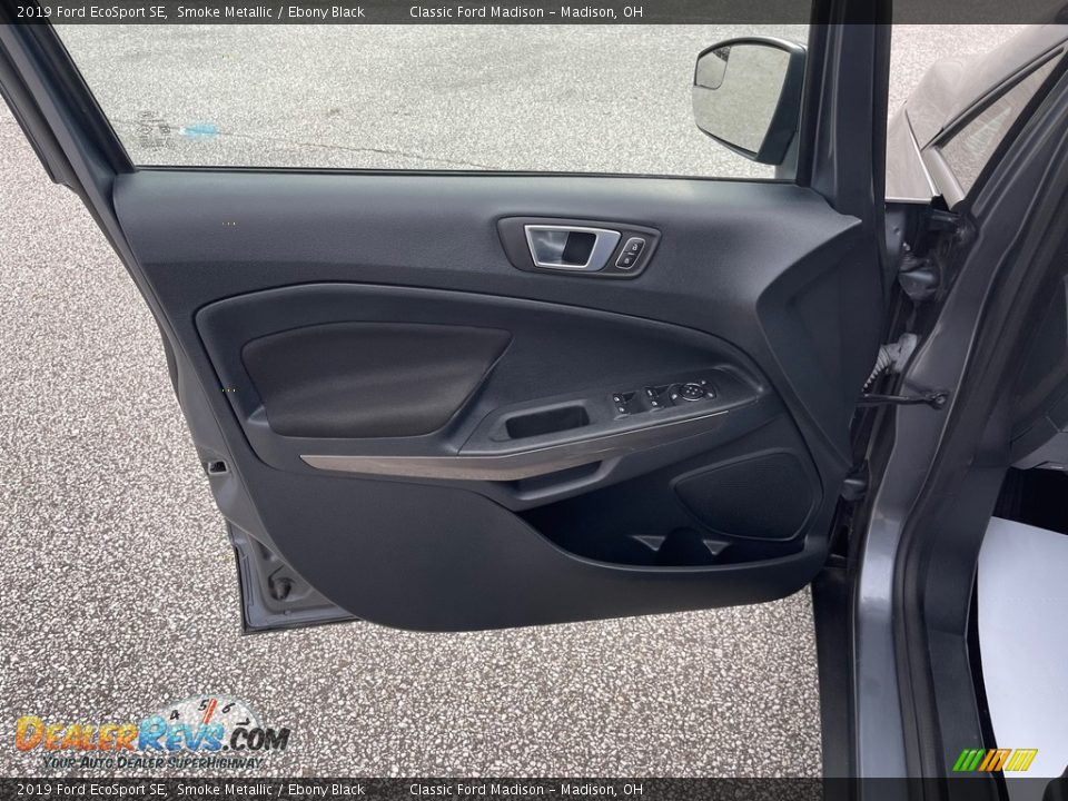 2019 Ford EcoSport SE Smoke Metallic / Ebony Black Photo #13