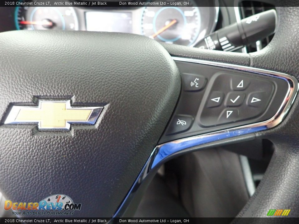 2018 Chevrolet Cruze LT Arctic Blue Metallic / Jet Black Photo #18
