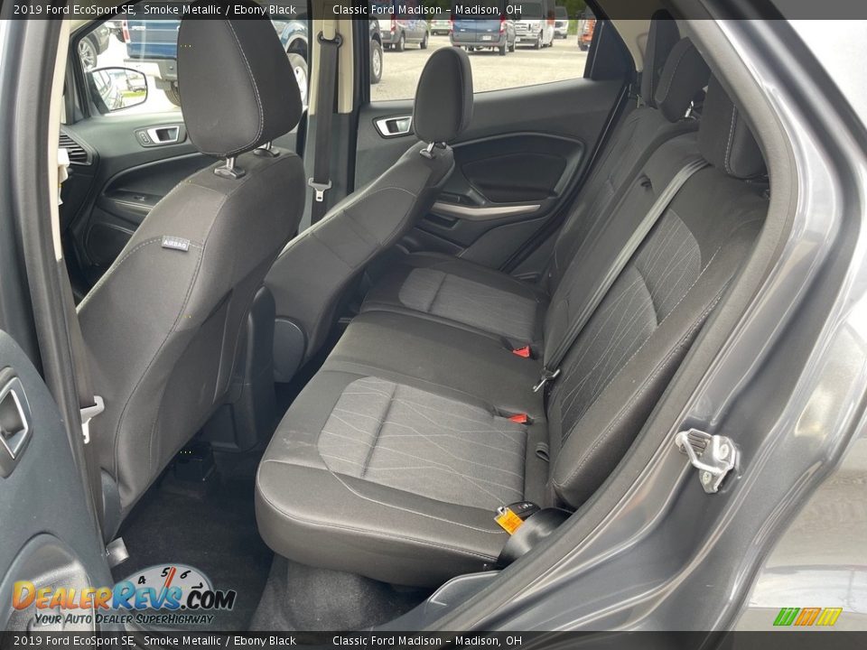 2019 Ford EcoSport SE Smoke Metallic / Ebony Black Photo #14