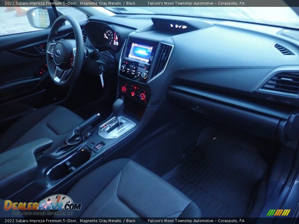 2022 Subaru Impreza Premium 5-Door Magnetite Gray Metallic / Black Photo #12