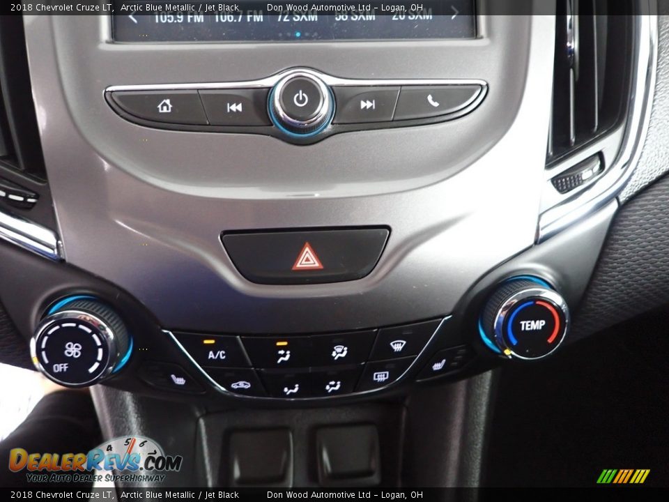 2018 Chevrolet Cruze LT Arctic Blue Metallic / Jet Black Photo #20