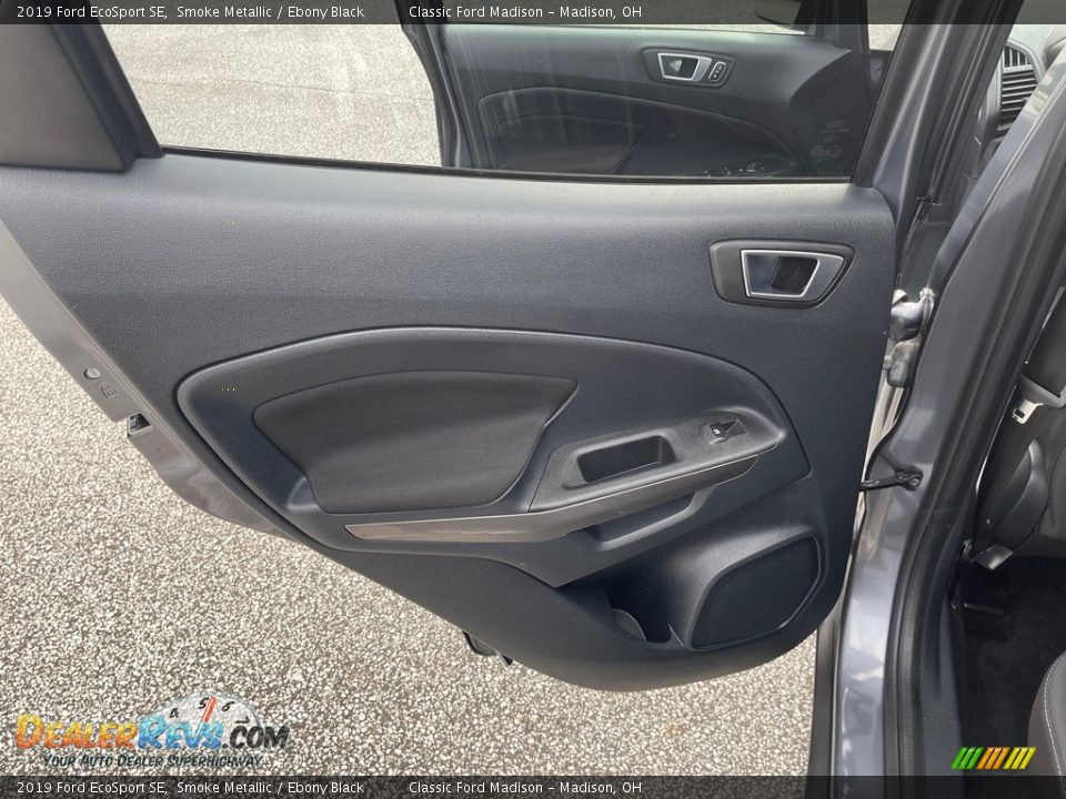2019 Ford EcoSport SE Smoke Metallic / Ebony Black Photo #15