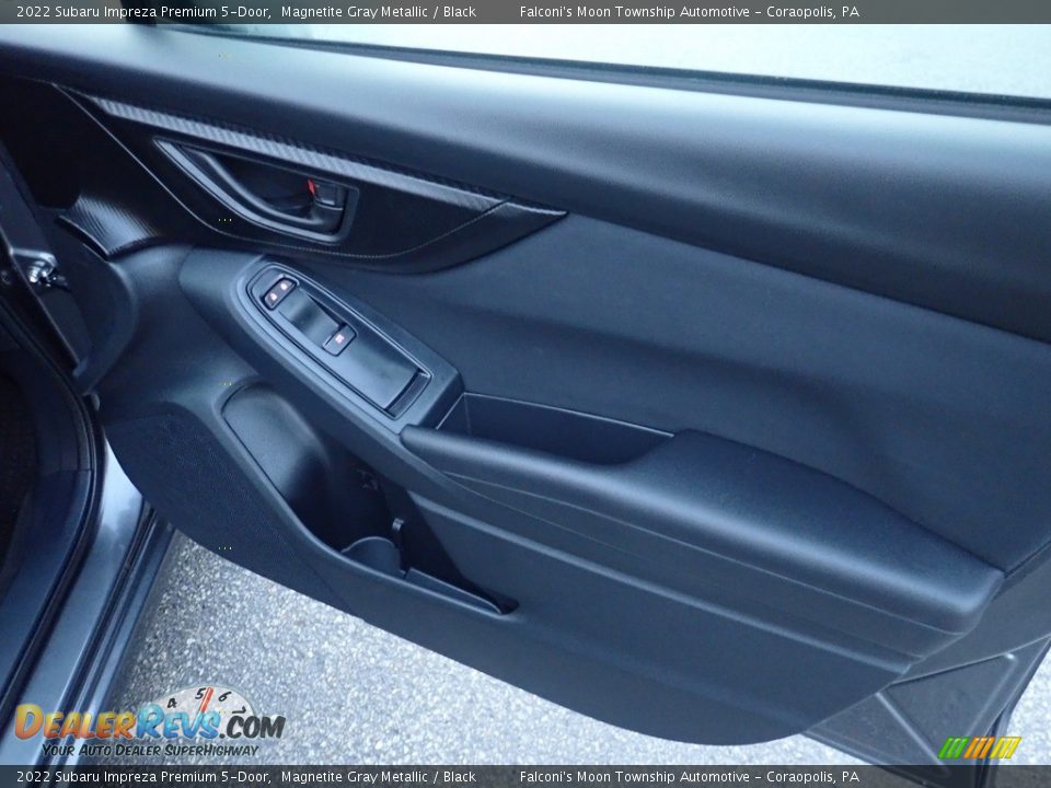 2022 Subaru Impreza Premium 5-Door Magnetite Gray Metallic / Black Photo #15