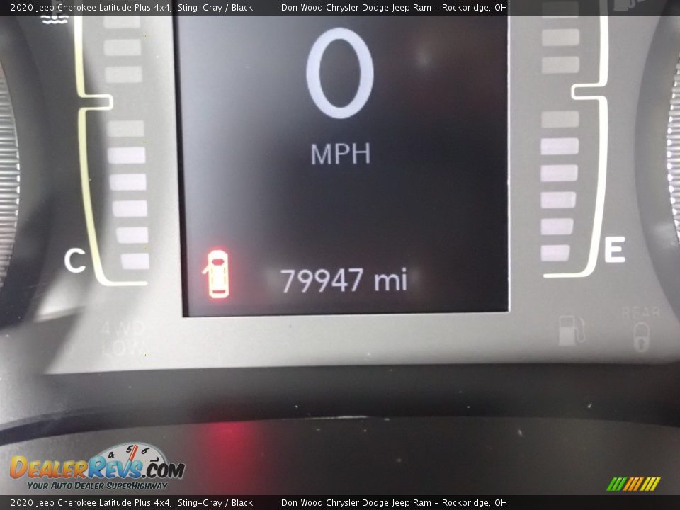 2020 Jeep Cherokee Latitude Plus 4x4 Sting-Gray / Black Photo #32