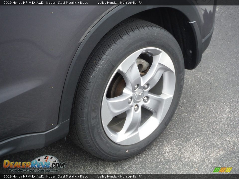 2019 Honda HR-V LX AWD Modern Steel Metallic / Black Photo #3