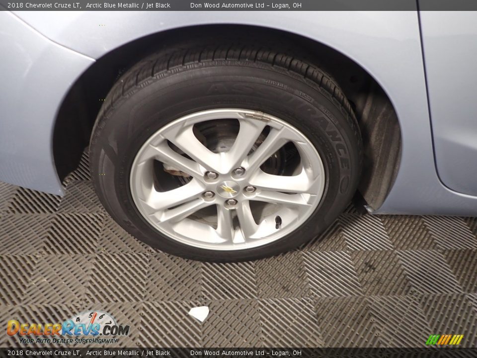 2018 Chevrolet Cruze LT Arctic Blue Metallic / Jet Black Photo #30