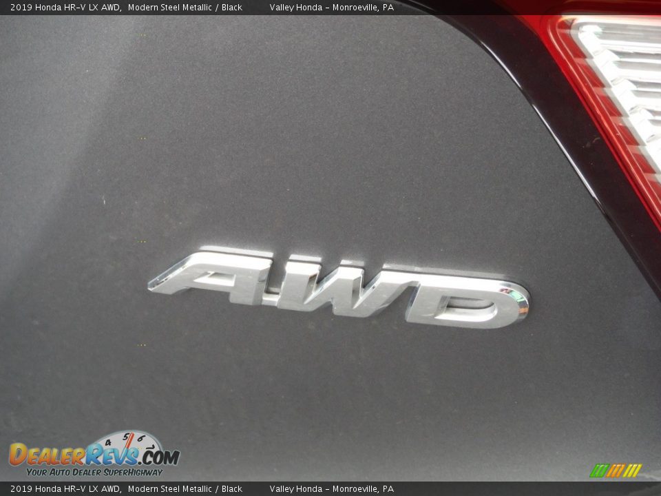2019 Honda HR-V LX AWD Modern Steel Metallic / Black Photo #8
