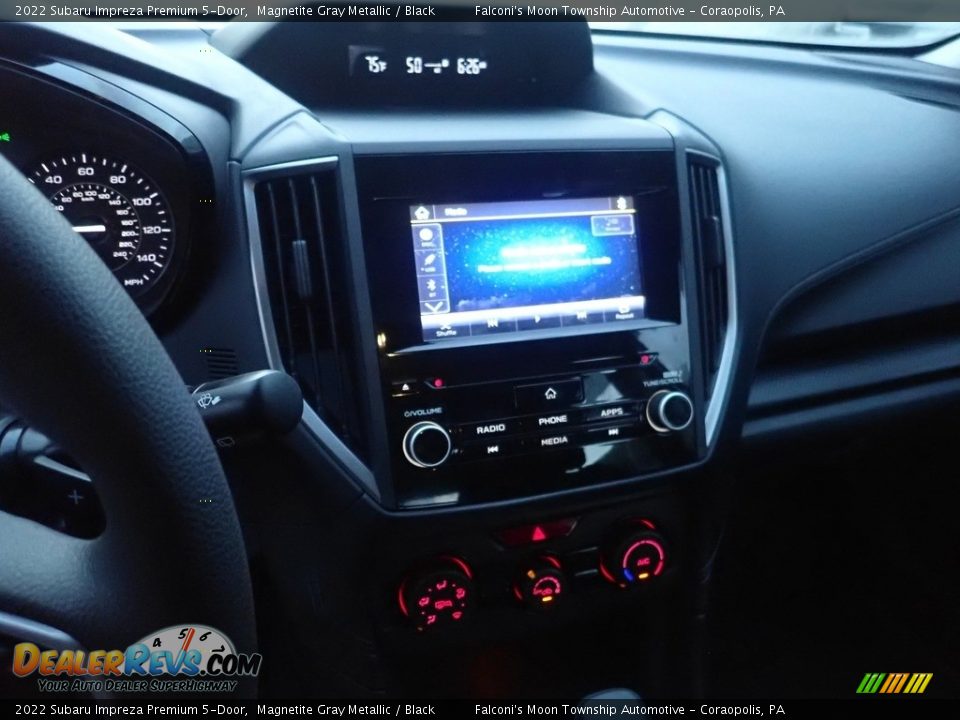 2022 Subaru Impreza Premium 5-Door Magnetite Gray Metallic / Black Photo #25