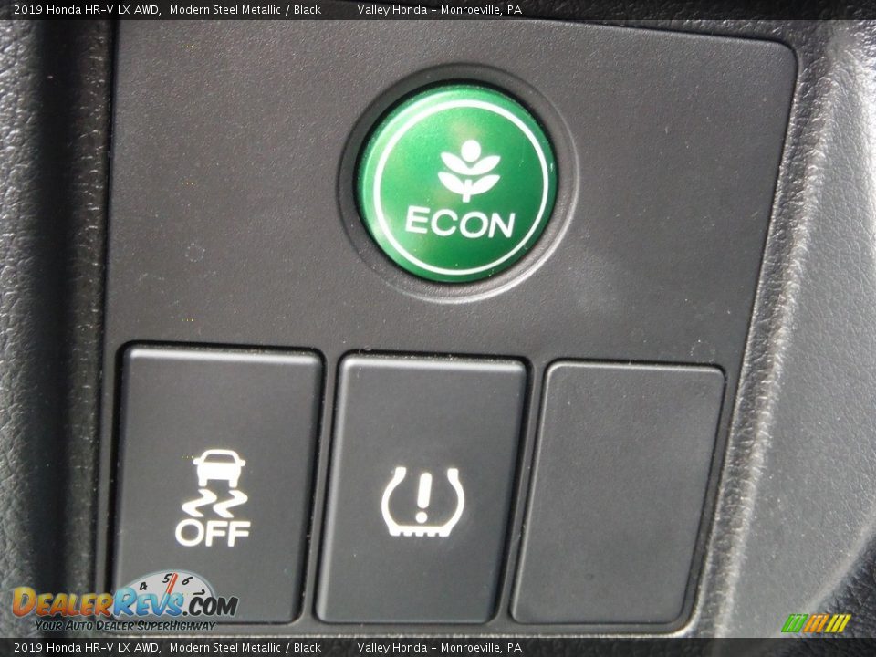 2019 Honda HR-V LX AWD Modern Steel Metallic / Black Photo #13