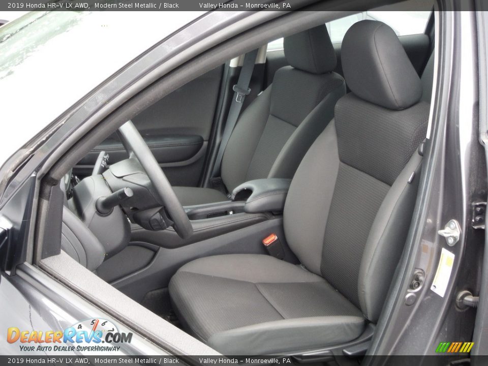2019 Honda HR-V LX AWD Modern Steel Metallic / Black Photo #14