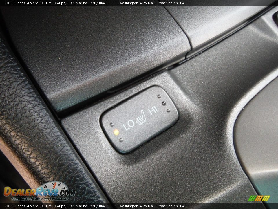 2010 Honda Accord EX-L V6 Coupe San Marino Red / Black Photo #20