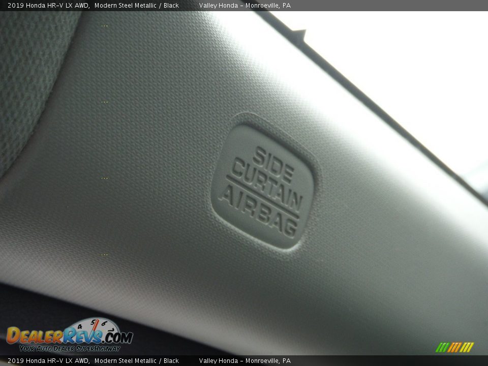 2019 Honda HR-V LX AWD Modern Steel Metallic / Black Photo #18