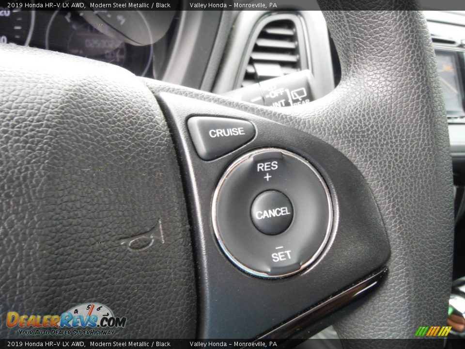 2019 Honda HR-V LX AWD Modern Steel Metallic / Black Photo #20