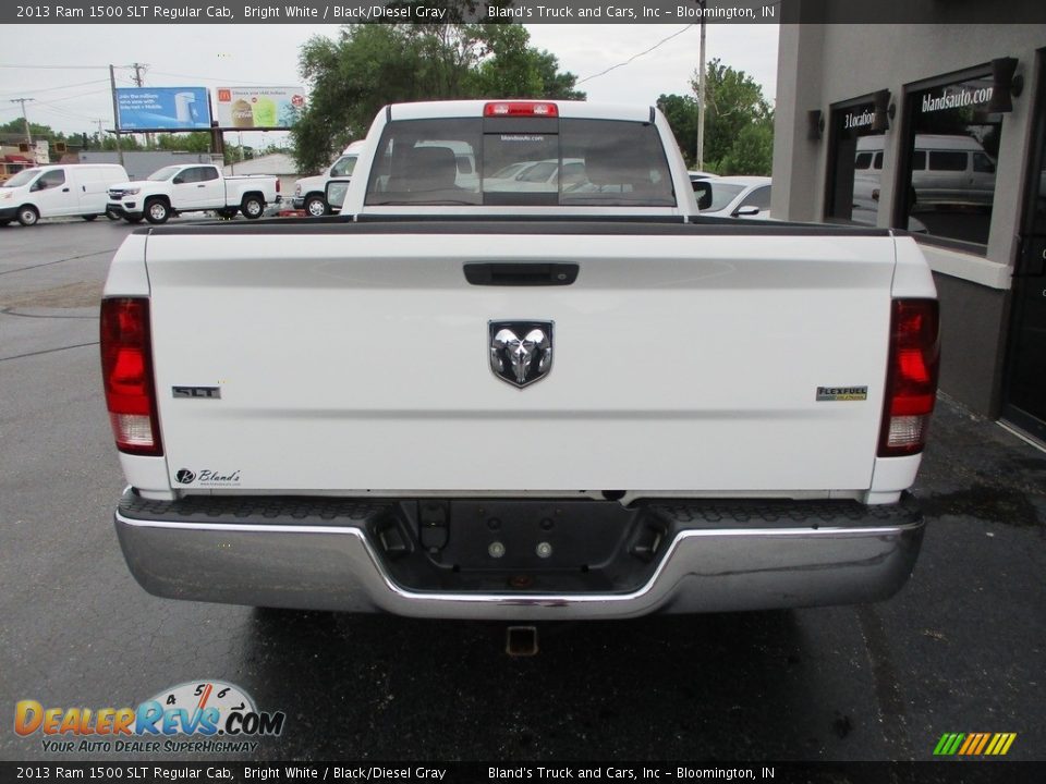 2013 Ram 1500 SLT Regular Cab Bright White / Black/Diesel Gray Photo #22