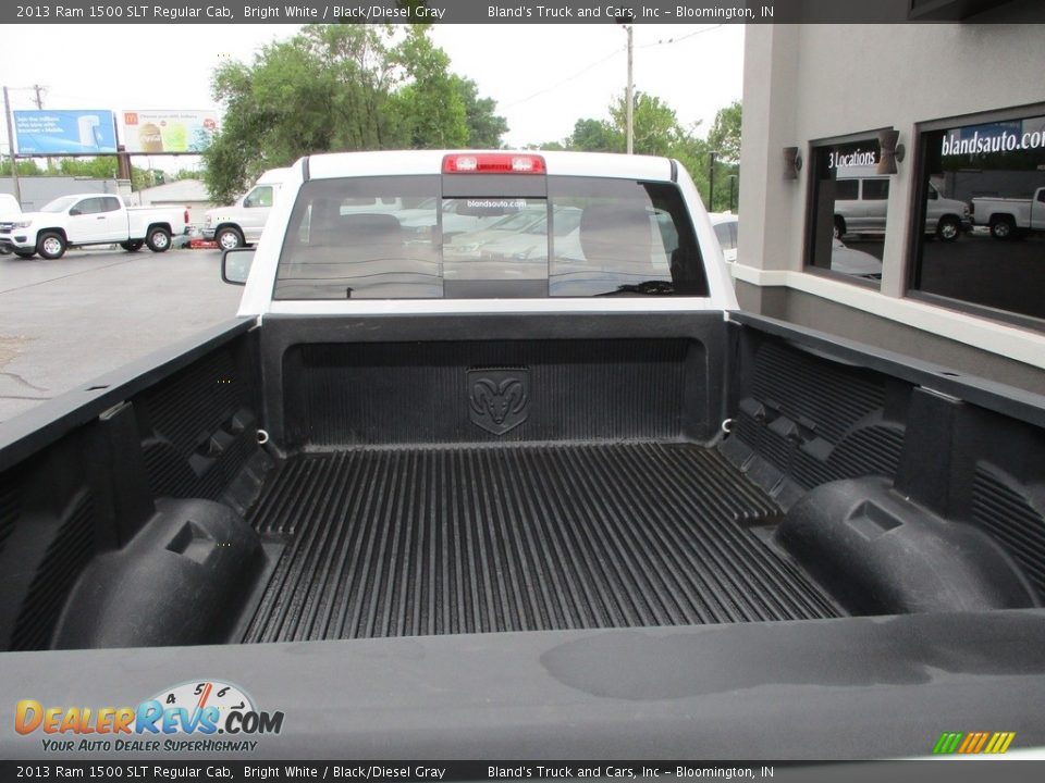 2013 Ram 1500 SLT Regular Cab Bright White / Black/Diesel Gray Photo #23