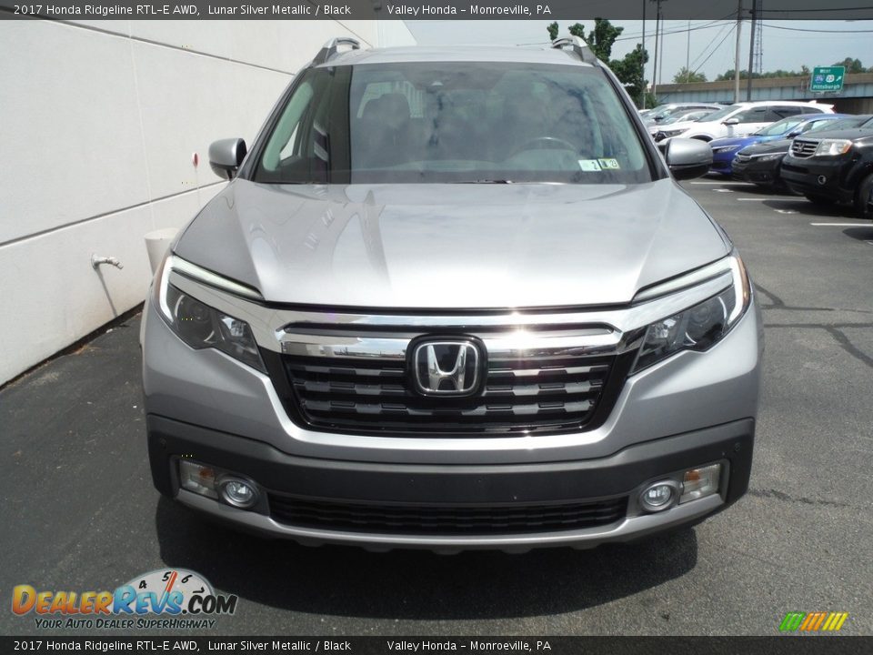 2017 Honda Ridgeline RTL-E AWD Lunar Silver Metallic / Black Photo #5