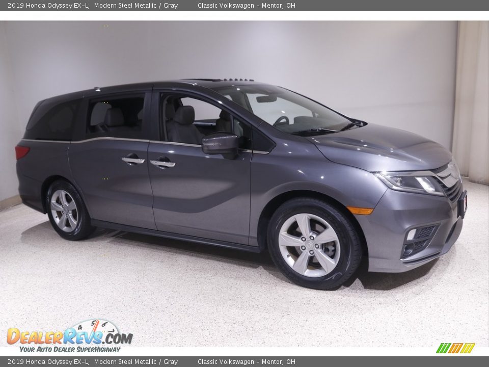2019 Honda Odyssey EX-L Modern Steel Metallic / Gray Photo #1