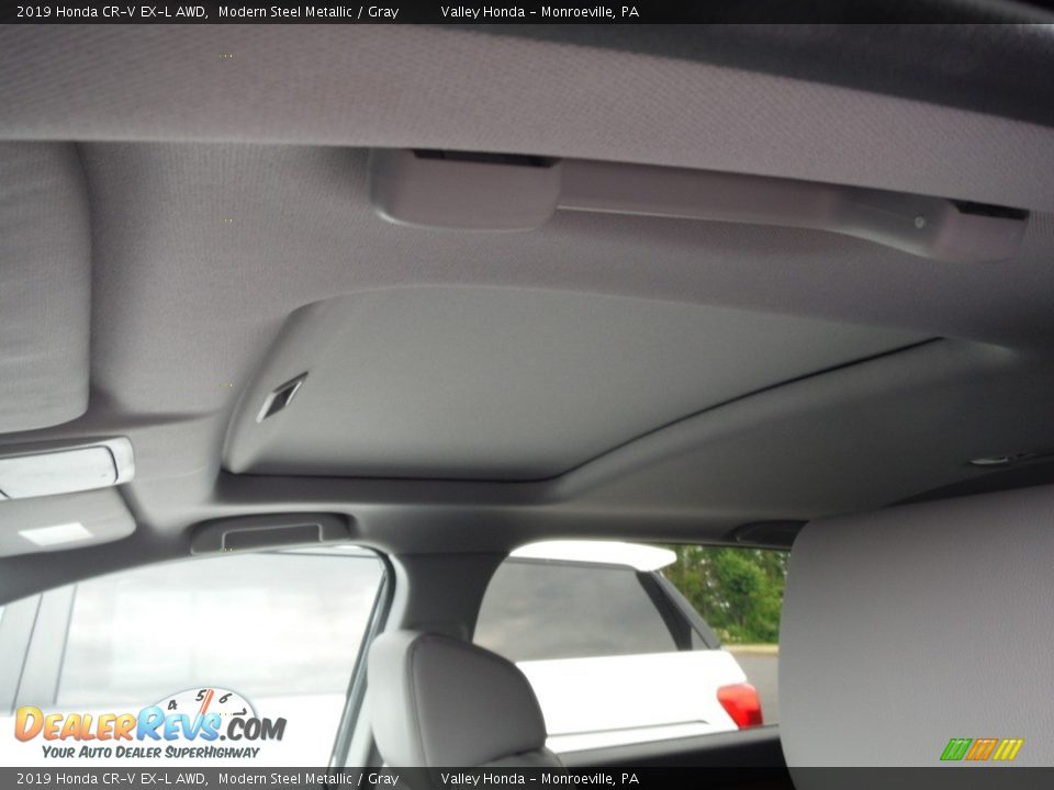 2019 Honda CR-V EX-L AWD Modern Steel Metallic / Gray Photo #11
