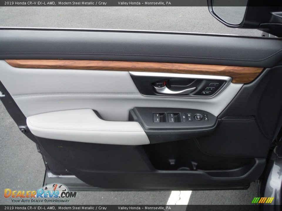 2019 Honda CR-V EX-L AWD Modern Steel Metallic / Gray Photo #12