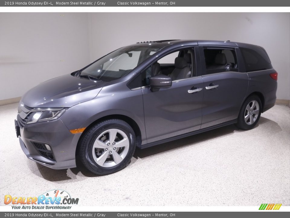 2019 Honda Odyssey EX-L Modern Steel Metallic / Gray Photo #3