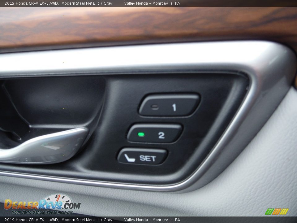 2019 Honda CR-V EX-L AWD Modern Steel Metallic / Gray Photo #13
