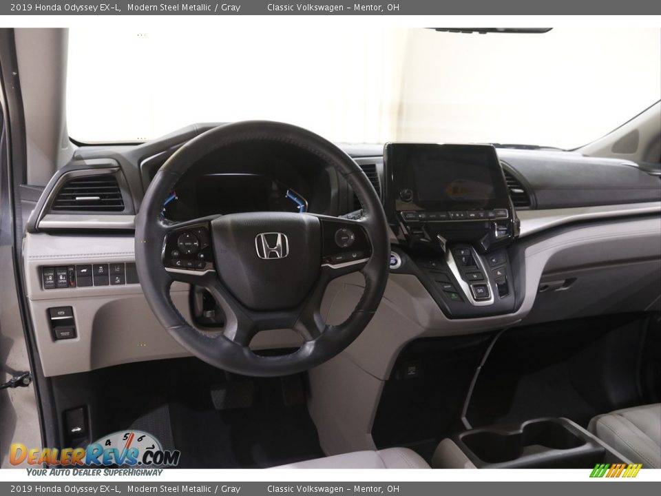 2019 Honda Odyssey EX-L Modern Steel Metallic / Gray Photo #6