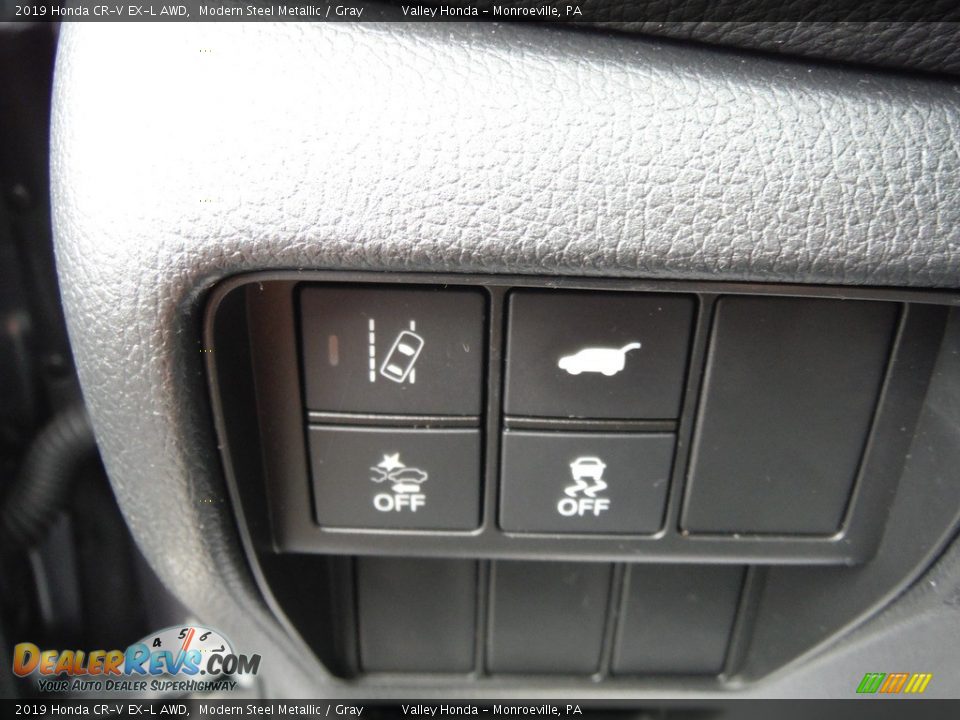 2019 Honda CR-V EX-L AWD Modern Steel Metallic / Gray Photo #15