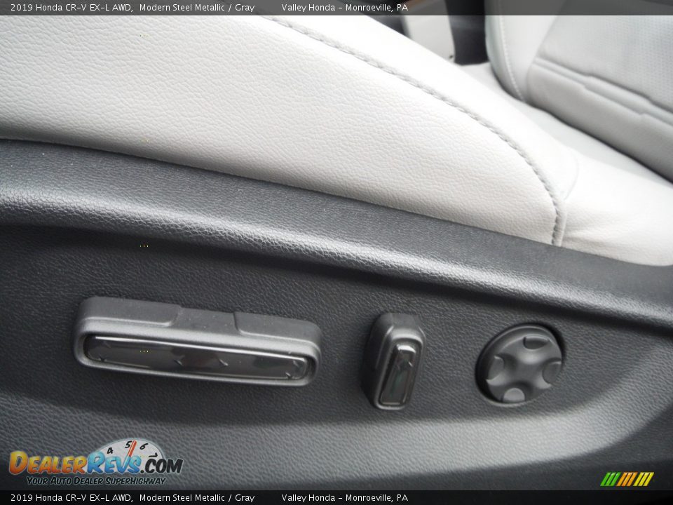 2019 Honda CR-V EX-L AWD Modern Steel Metallic / Gray Photo #17