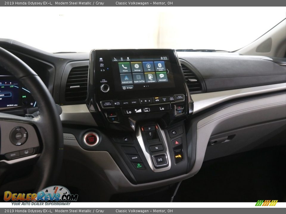 2019 Honda Odyssey EX-L Modern Steel Metallic / Gray Photo #9