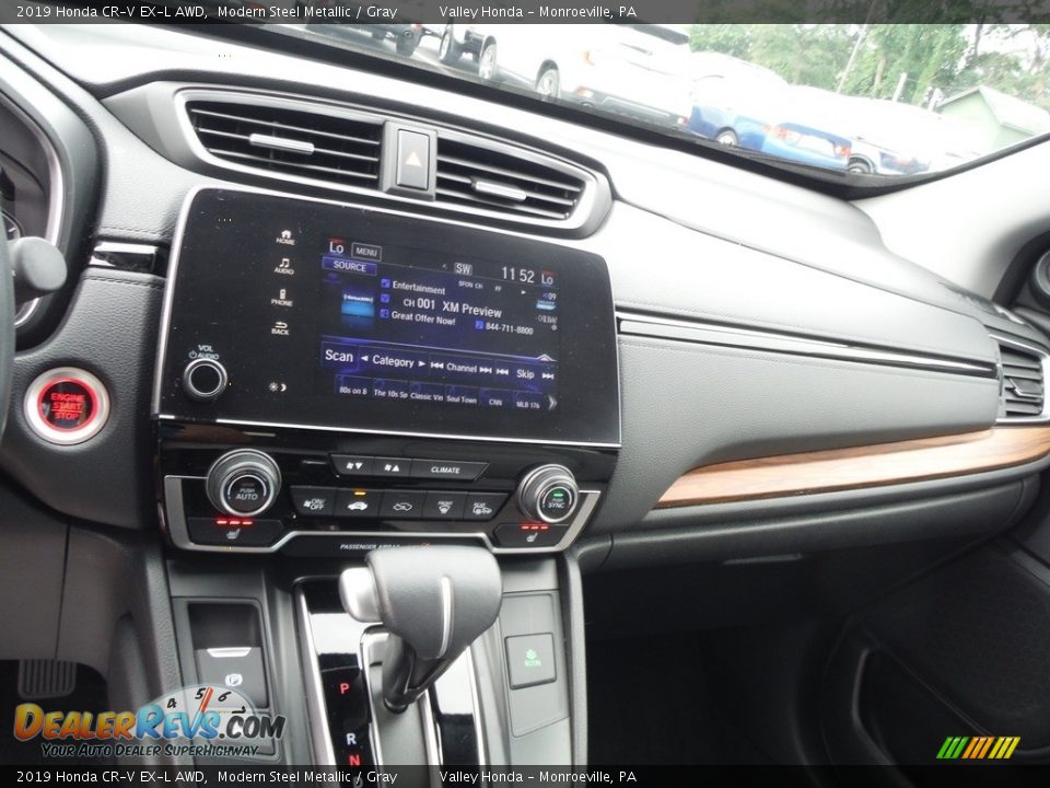 2019 Honda CR-V EX-L AWD Modern Steel Metallic / Gray Photo #18