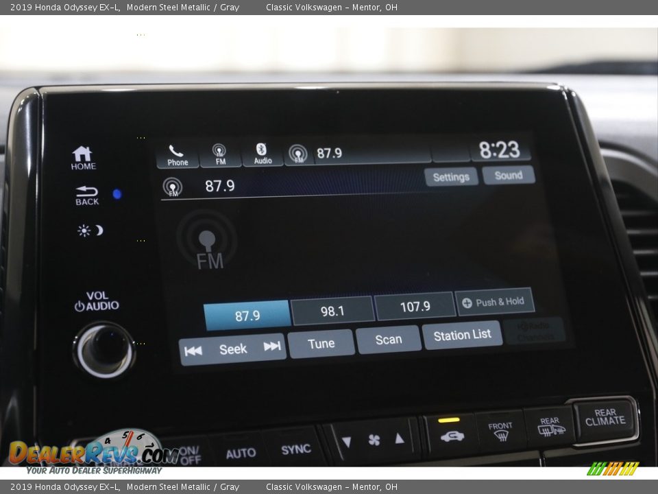 2019 Honda Odyssey EX-L Modern Steel Metallic / Gray Photo #11