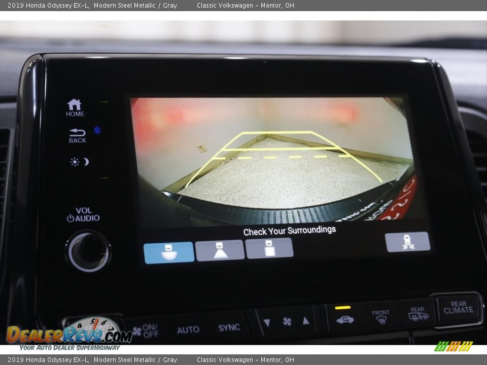 2019 Honda Odyssey EX-L Modern Steel Metallic / Gray Photo #12